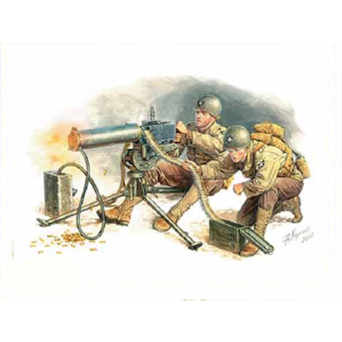 MASTER BOX 1/35 figure US Machine Gunners, Europe 1944